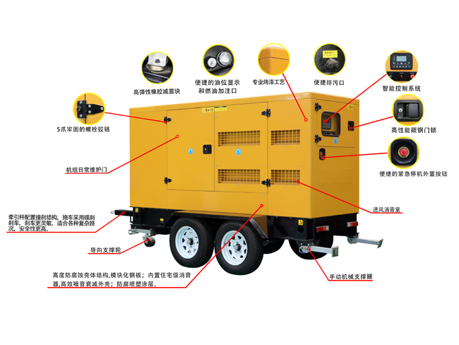 康姆勒拖車發電機組
